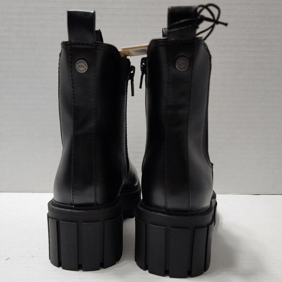 New Madden NYC Chunky Lug Chelsea Boots - Black - Size 8 - Picture 5 of 6